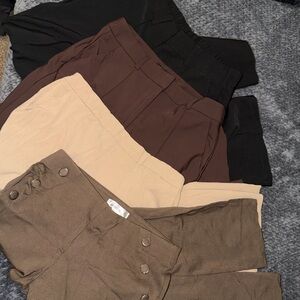 Women's Slacks Pants Set of 5